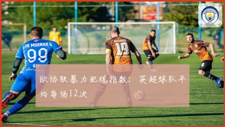 欧协联暴力犯规指数：英超球队平均每场12次